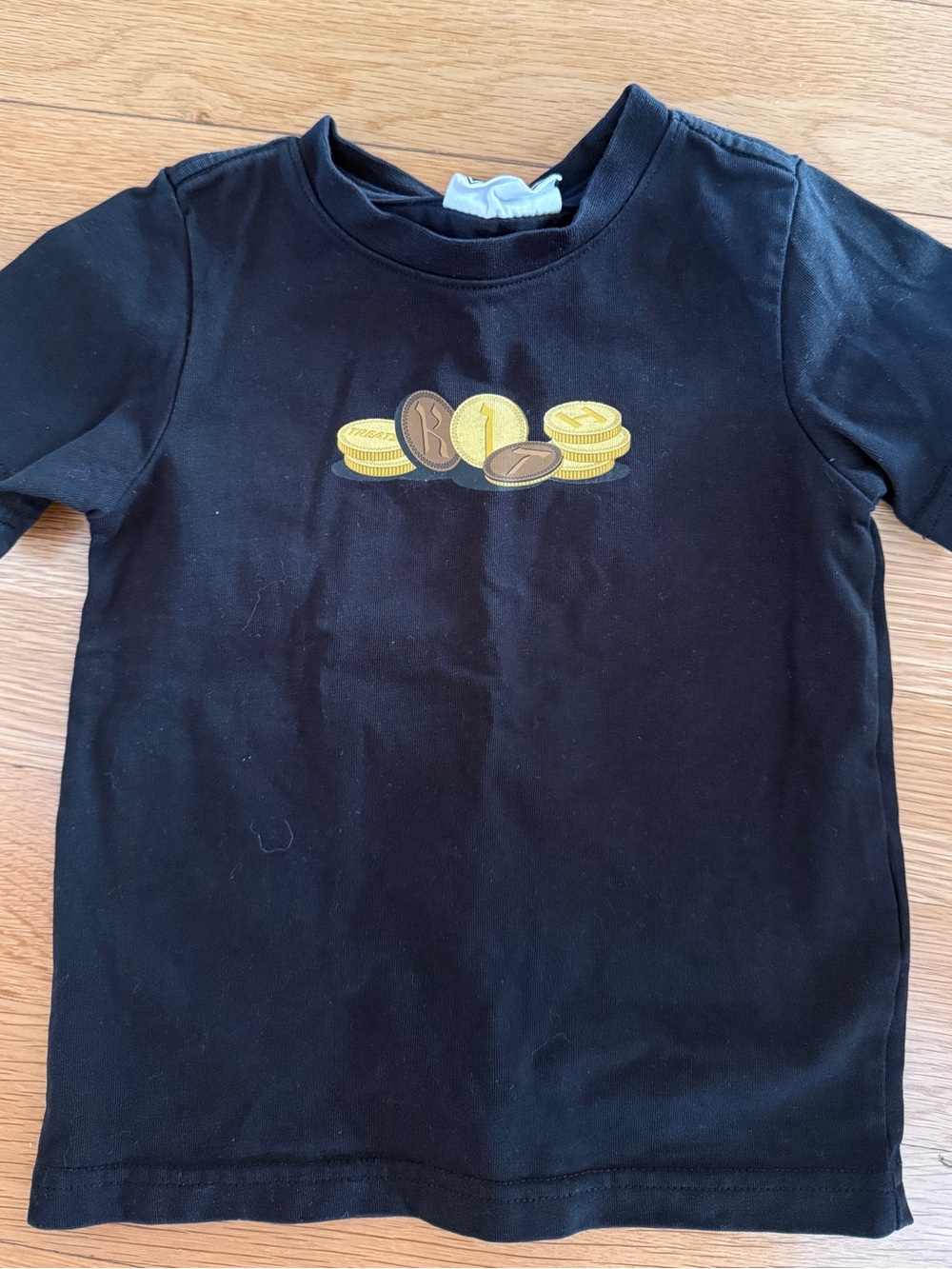 Kith Black Short Sleeve  Gold Coin Logo Tee